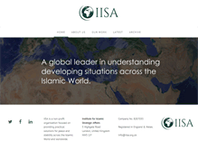 Tablet Screenshot of iisa.org.uk
